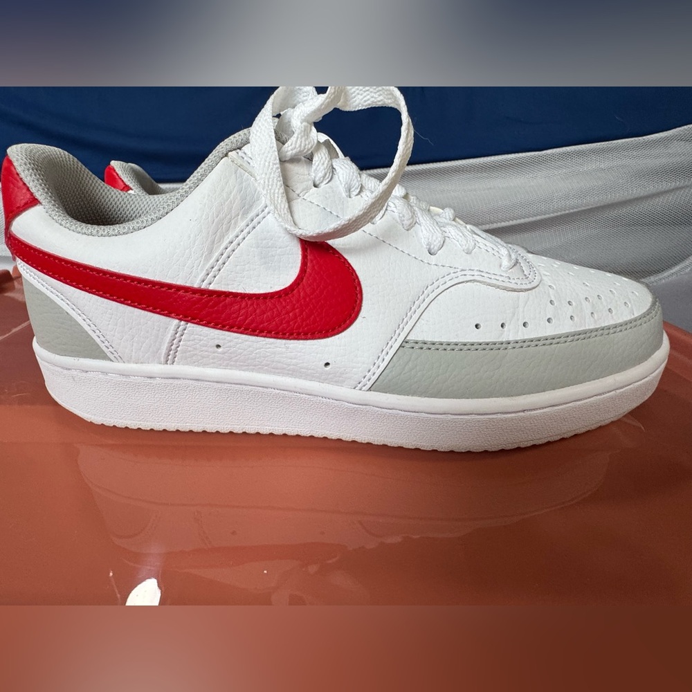 Nike Court Vision Low White University Red